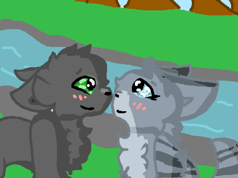 Rainbow -CC Graystripe and Silverstream