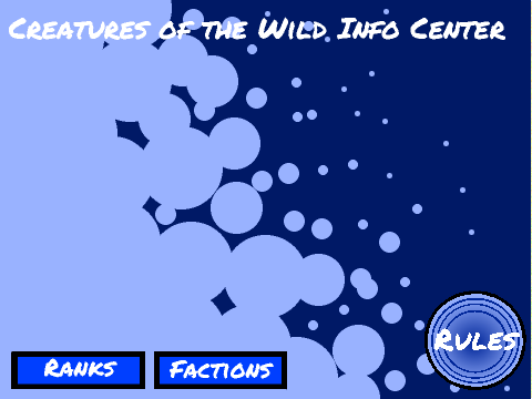 The Creatures of the Wild RPG Information Center
