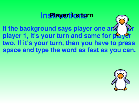 WPM Two player game