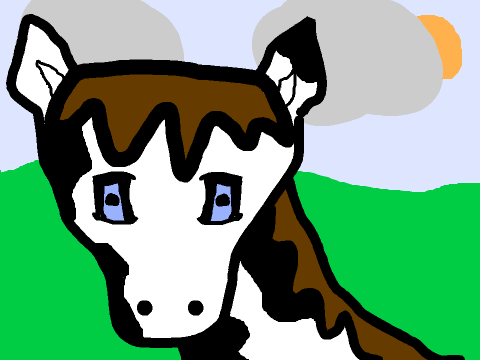 Horse Coloring Contest Entry!