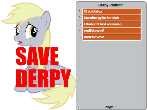 Save Derpy Petition remix
