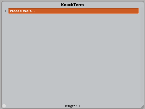 Knock Terminal 2.2