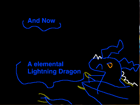 Stop Motion #3.5 And now a Elemental Lightning Dragon 