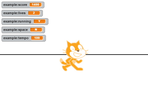 Example One-Sprite Game
