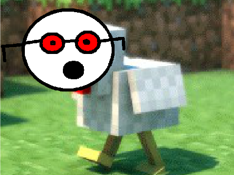 yee on a chicken