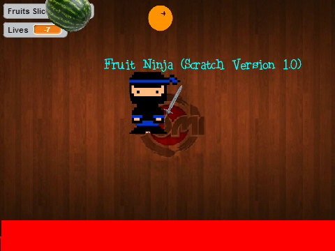 Fruit Ninja Scratch Version 1.0