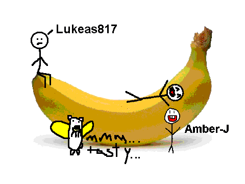 Add yourself on the giant banana!