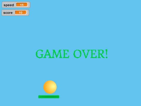 Pong (one player)