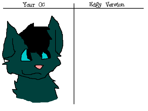 Give me your OC & I will make an edgy version remix