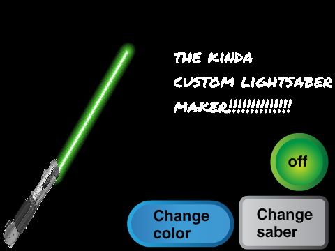 Custom light saber creator