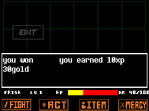 gasoku undertale battle or spare