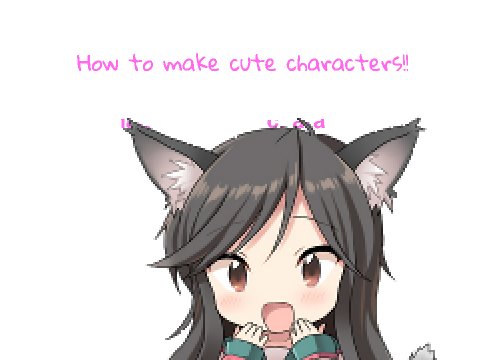 How to make cute charachters!!!