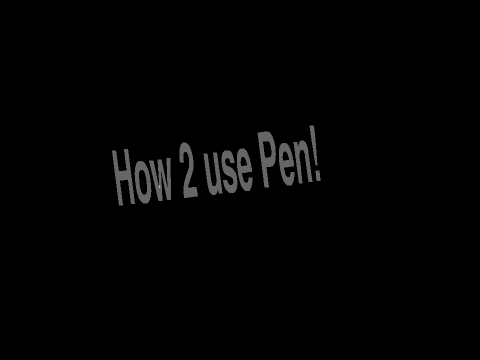 How to use Pen Blocks!