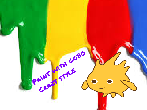 Paint with Gobo Crazy Time!
