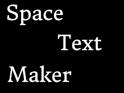 Space Text Maker