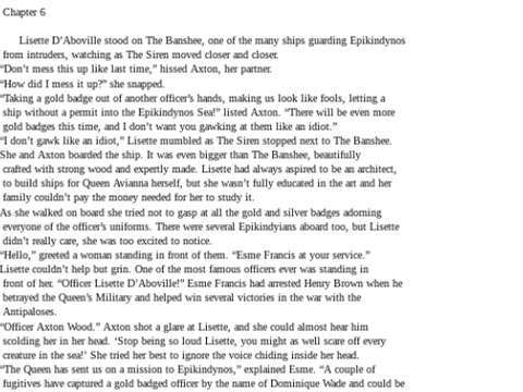 High Tides and Sunken Ships | Chapter 6