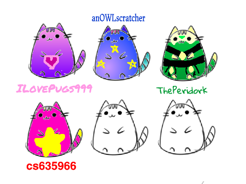 Draw yorself as a pushy cat! (for 100 followers) remix remix remix
