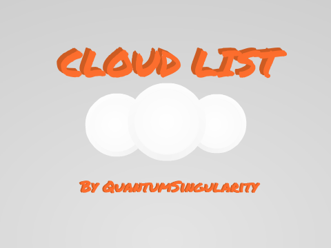 Cloud List v0.5