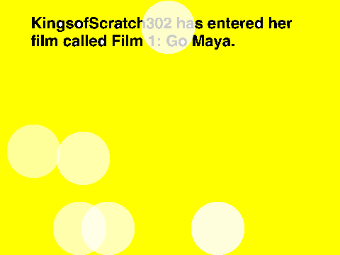 My entry: Film 1 - Go Maya