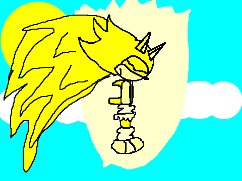 Sonic Coloring  CONTEST! Super Sonic 3