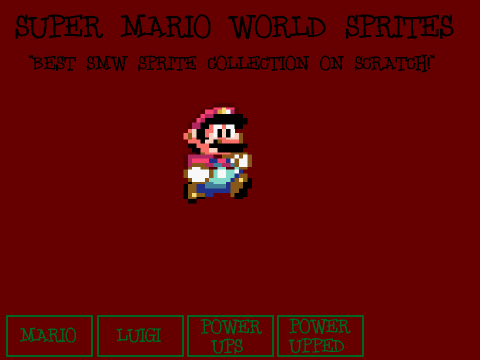 Super Mario World Sprites