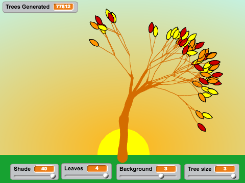 Tree Generator space power