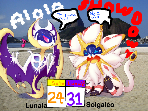 Who Will Win? Solgaleo vs Lunala
