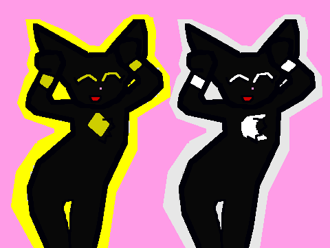 Kesha the Kat and Eclipse the Cat Caramelldansen