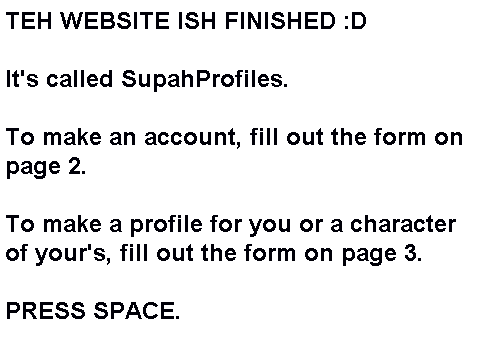 YAYZ DA WEBSITE ISH FINISHED