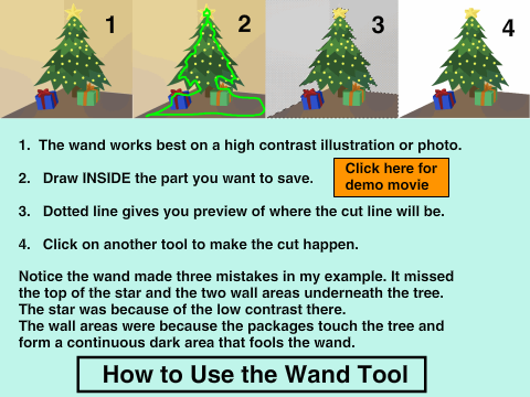 How To Use Wand Tool