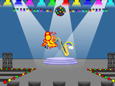 play a magic saxophone!!! (made by my friend)