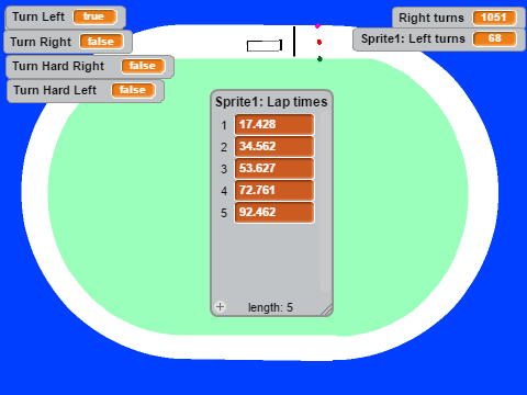 Lane following algorithm V3 More Conditions