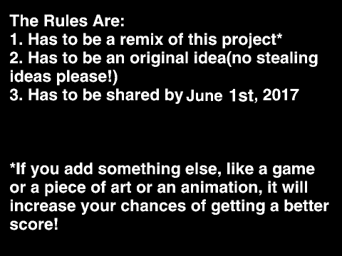 What Should I Make? Contest