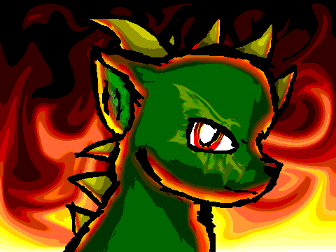 Dragon-Cat Coloring Contest! entry!