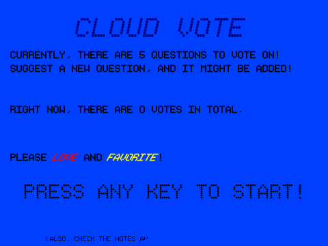 Cloud Vote- Scratch Edition