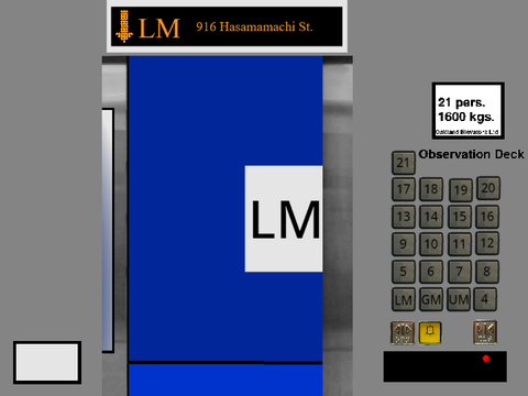 Lift at 916 Hasamamachi St., Yumatsu, Tsunku remix