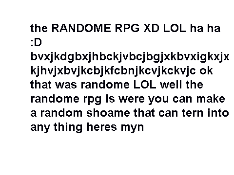 the randome rpg