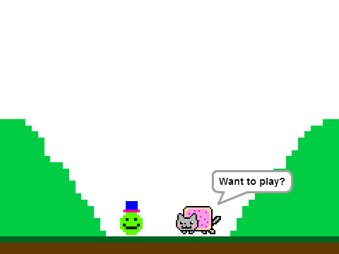 Teh random nyan cat and marshall game