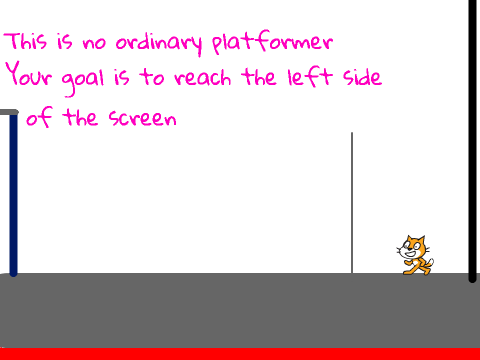 Backwards platformer