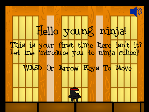 Ninja School - A Scrolling Platformer (ninja fix)
