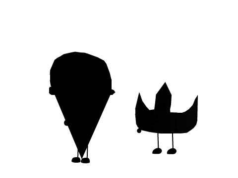 The shadows of 2 Side-Characters for UOB