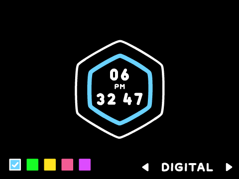 HexaClock Design remix (I actually changed it)