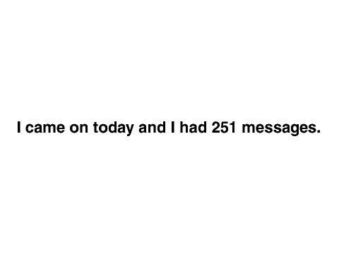 251 Messages