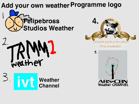 Add your own weather programme logo! remix remix