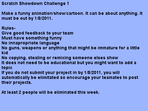 Scratch Showdown Challenge 1