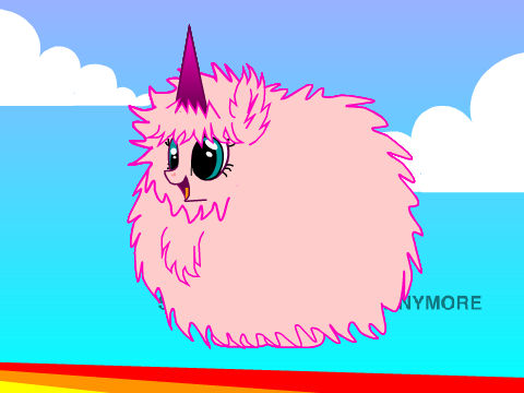 Pink Fluffy Unicorns Dancing on Rainbows (messed up)