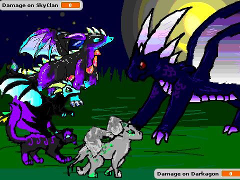 Add your SkyClan charrie fighting Darkagon