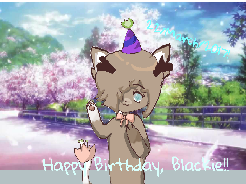 Happy Birthday Blackie!
