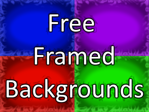 10 Free Backgrounds with Smokey Frame