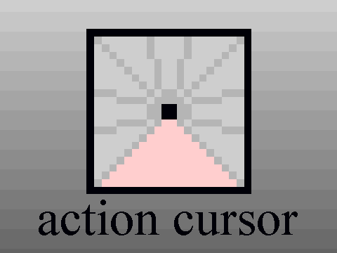 action cursor!